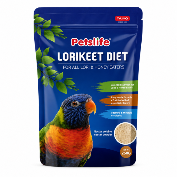 غذاء اللوري Petslife Lorikeet Diet مناسب لطيور اللوري وآكلات الرحيق